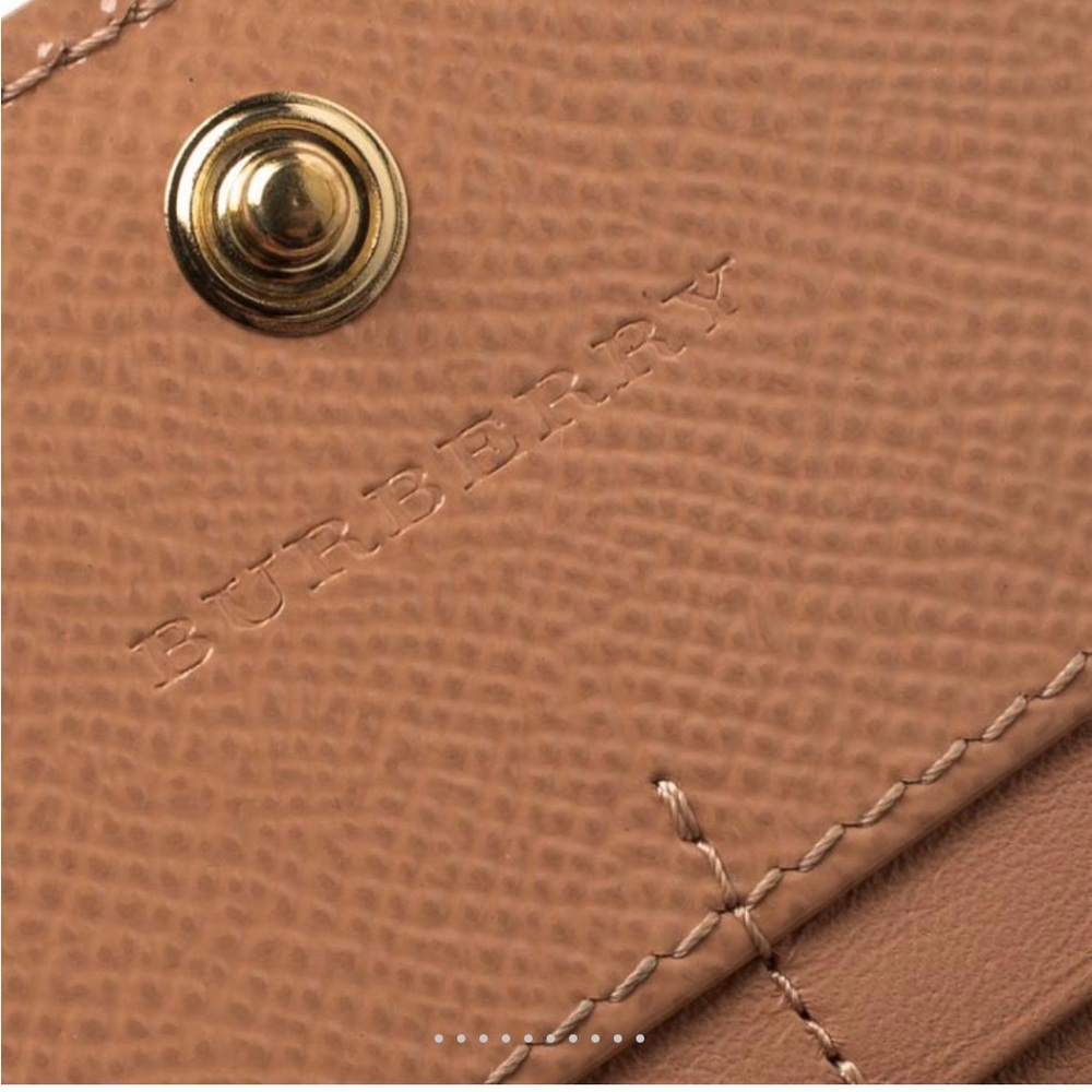 Burberry Pale Coral Patent Leather Continental Wallet - Picture 5 of 11